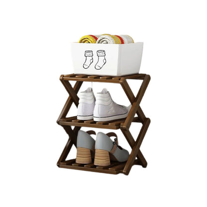 🌞Fris De Lente In Met 50% Korting!👟Duurzaam Opvouwbaar Bamboe Schoenenrek – Meerdere Lagen & Ruimtebesparend!
