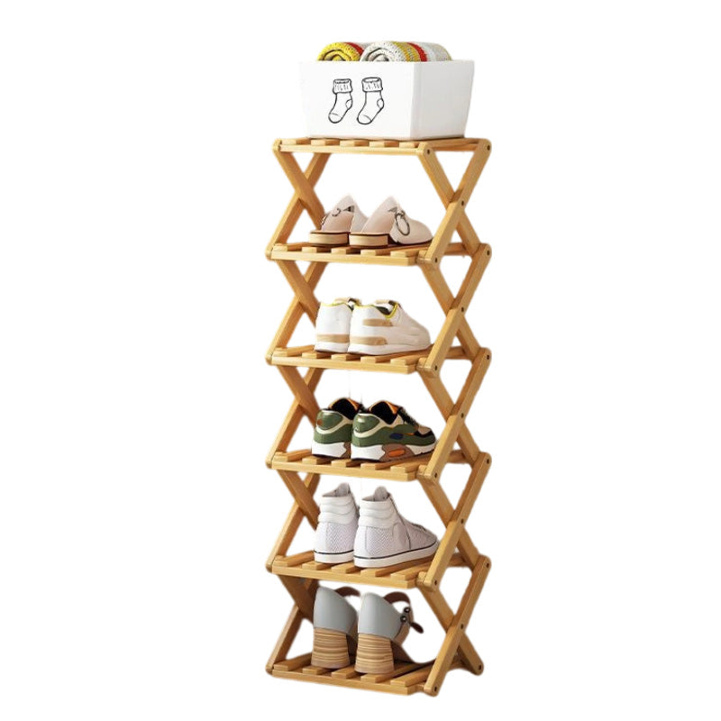 🌞Fris De Lente In Met 50% Korting!👟Duurzaam Opvouwbaar Bamboe Schoenenrek – Meerdere Lagen & Ruimtebesparend!
