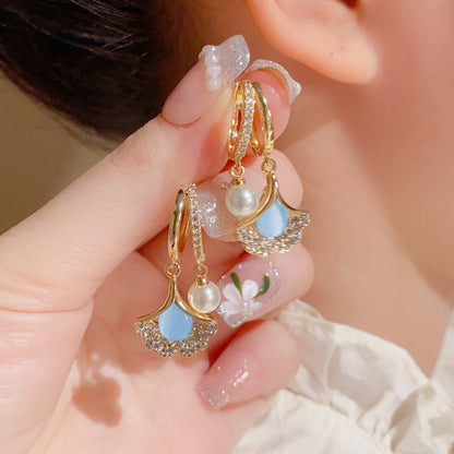 🔥Delicate Ginkgo Leaf Earrings for Women -💖 Romantic Valentine's Day Gift