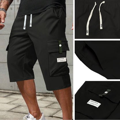 🔈🔈2026 NIEUWE AANWINSTEN - 50% KORTING🔥👖Casual capribroek met trekkoord voor heren