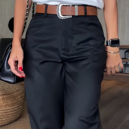 🎁2026 New Arrivals 50% OFF💥Women's High Waist Casual Straight Blazer Pants