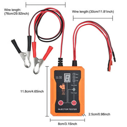 🚗 Professionele 4-Modus Brandstofinjector Tester & Reiniger – Herstel Motorprestaties