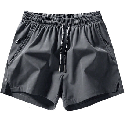 Sneldrogende sportshort voor heren met zakken met ritssluiting