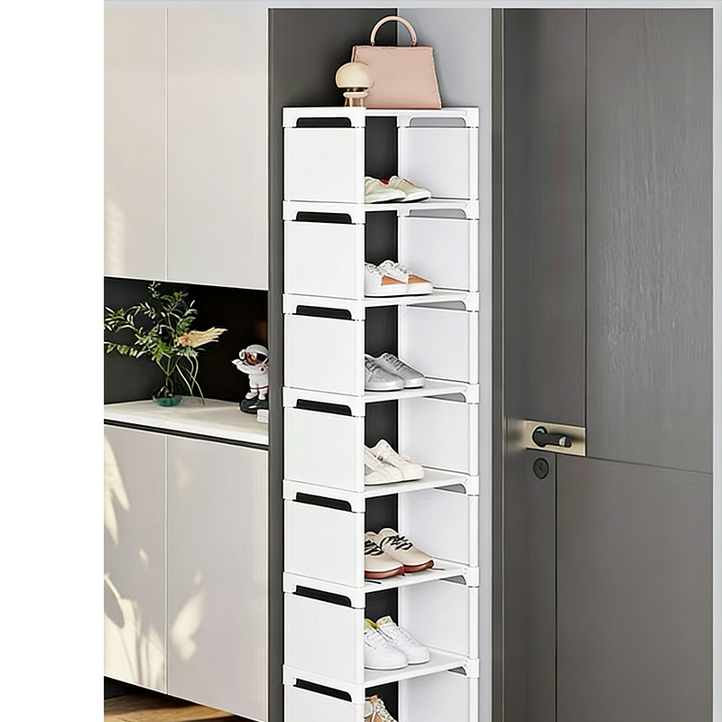 Vertical Shoe Rack for Entryway – Space-Saving Design, Sturdy Metal Frame & Easy Assembly 👟