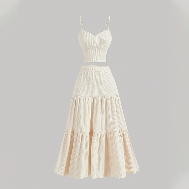 🥳SUMMER HOT SALE🥳💞50K+ SOLD!💥50% OFF! 🔥2-Piece Boho Set – Adjustable, Crinkle Fabric & Flattering Fit 👗🌿【Limited Offer】