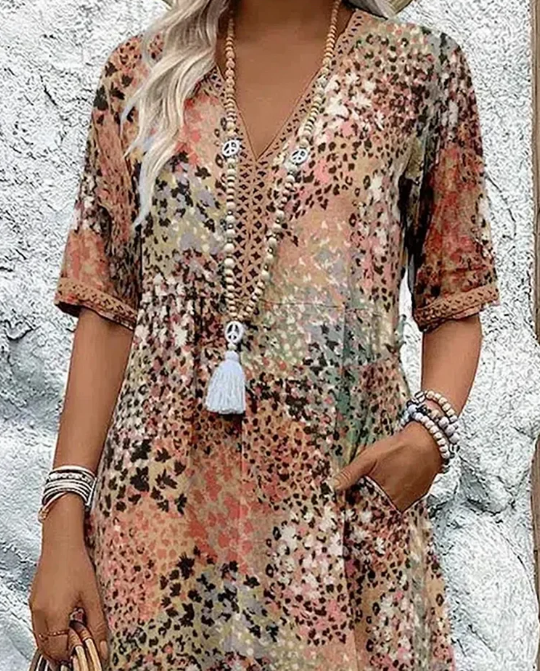 Safari Chic Luipaardjurk – Wild & Elegant voor Moederdag🤩Opvallend design, tijdloze stijl – Nu 50% Moederdag korting!