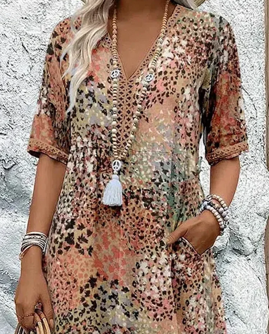 Safari Chic Luipaardjurk – Wild & Elegant voor Moederdag🤩Opvallend design, tijdloze stijl – Nu 50% Moederdag korting!