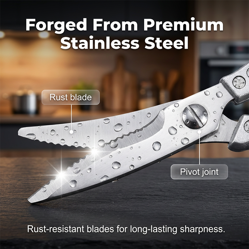 ✂️💪 Knipt door alles – van kippenbot tot blik! Koop 2 krijg 1 gratis, koop 3 krijg 2 gratis! Dé zware keukenschaar!