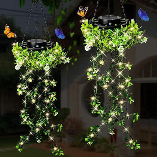 🔥2026 New Arrival ＆ Hot Sale🔥Solar Hanging Milan Grass Light – Lifelike & Waterproof