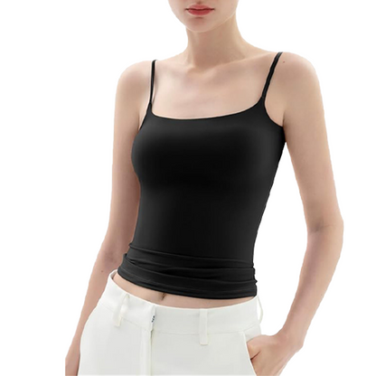 Nauwsluitende dames camisole met spaghettibandjes