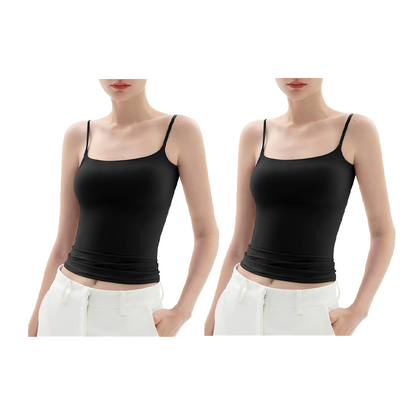 Nauwsluitende dames camisole met spaghettibandjes