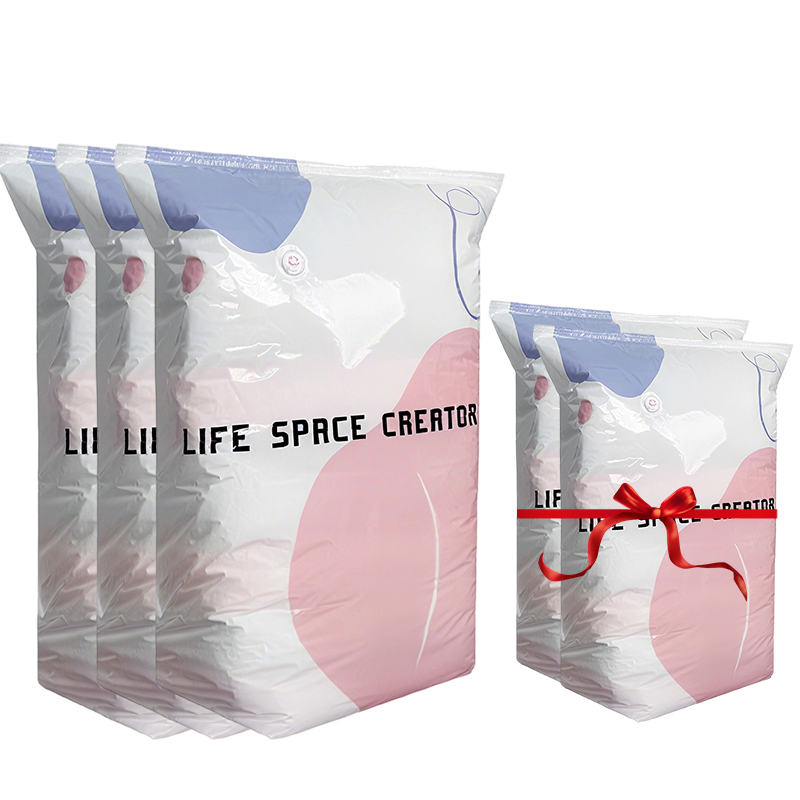 💐 BUY 2, GET 1 FREE! 🧳No‑Pump Vacuum Storage Bags – Press & seal, no pump needed. Saves 80% space, keeps clothes dry & dust‑free. Perfect for bulky bedding & off‑season gear. 🛏️🗄️