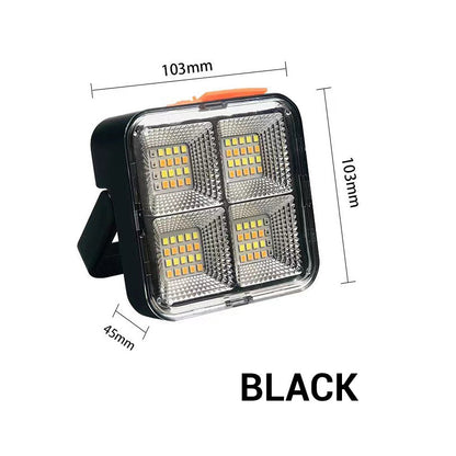 ⏳Limited-time 50% off⏰Portable Solar Work Light with 4 Lighting Modes🏕️💡