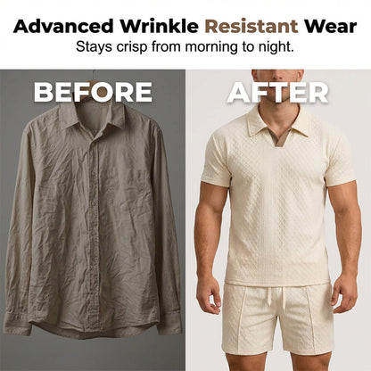 ☀️Breathable Knit Casual Set – Wrinkle-Free, Relaxed Fit