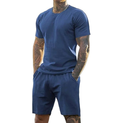 🔥LIMITED TIME 50% OFF!🔥 Men's Athletic T-Shirt & Shorts 2-Piece Set 💪 The Ultimate Men's Fitness Set🏋️‍♂️