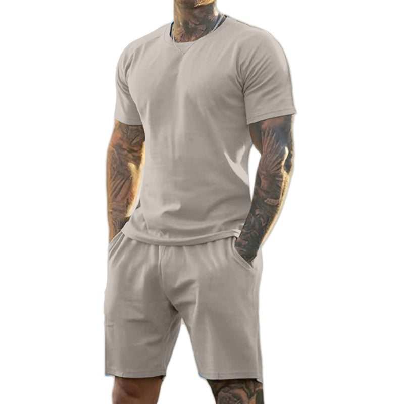 🔥LIMITED TIME 50% OFF!🔥 Men's Athletic T-Shirt & Shorts 2-Piece Set 💪 The Ultimate Men's Fitness Set🏋️‍♂️