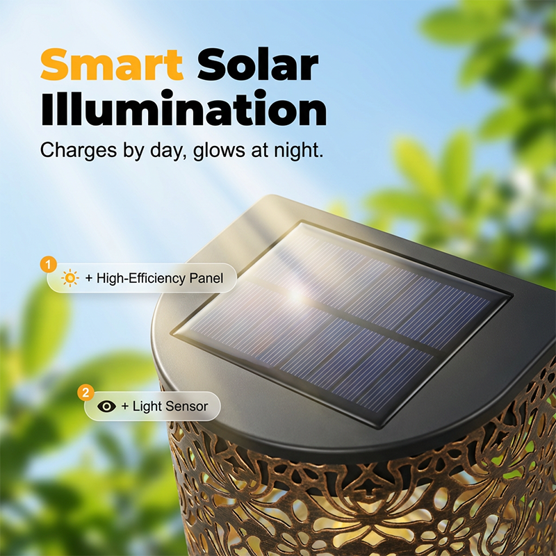 🔥 Hot sale 30% korting🔥 Op zonne-energie werkende holle wandlamp