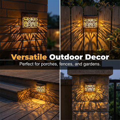 🔥 Hot sale 30% korting🔥 Op zonne-energie werkende holle wandlamp