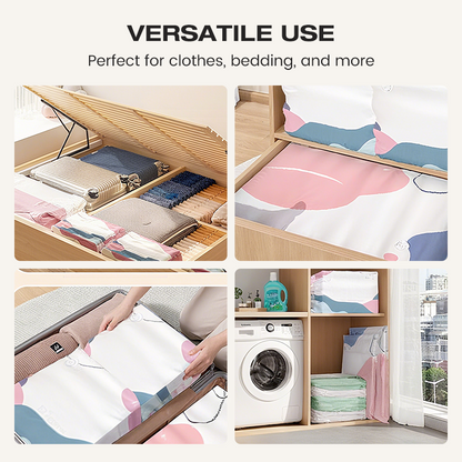 🥳LAST DAY BUY 2 GET 1 FREE!!💞50K+ SOLD!🧳💨 50% OFF! No‑Pump Vacuum Storage Bags – Press & seal, no pump needed. Saves 80% space, keeps clothes dry & dust‑free. Perfect for bulky bedding & off‑season gear. 🛏️🗄️