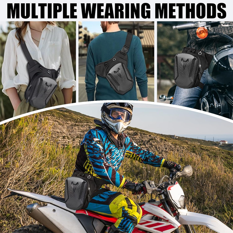 🚴‍♂️👜 Waterproof Cycling Thigh Bag – Hard Shell Storage Only £17.99