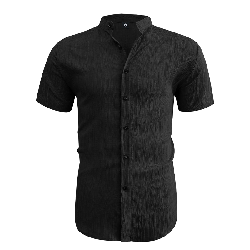 ✨2026 New Arrival 50% Off👕Men's Summer Stand Collar Short Sleeve Shirt