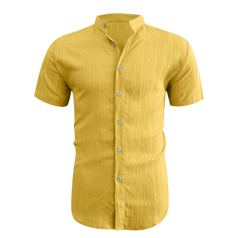 ✨2026 New Arrival 50% Off👕Men's Summer Stand Collar Short Sleeve Shirt