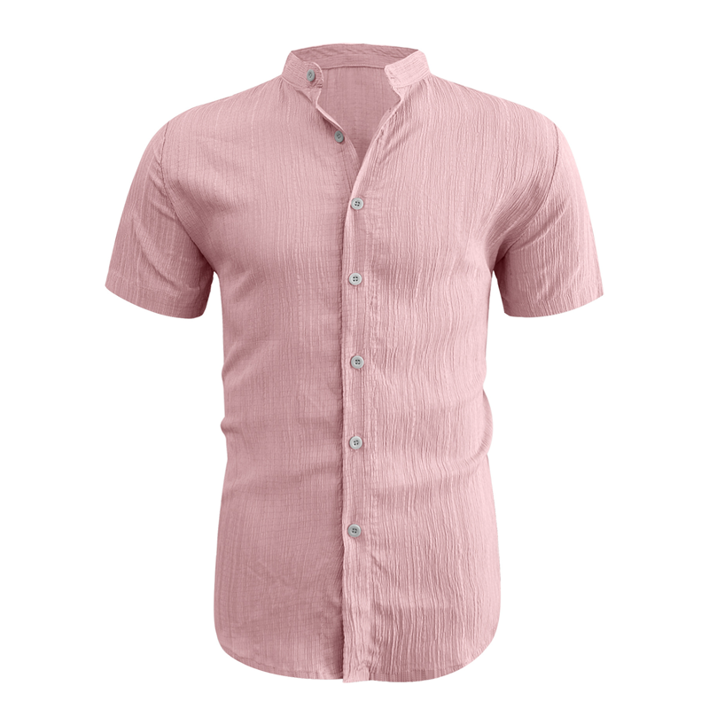 ✨2026 New Arrival 50% Off👕Men's Summer Stand Collar Short Sleeve Shirt
