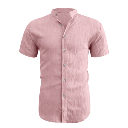 ✨2026 New Arrival 50% Off👕Men's Summer Stand Collar Short Sleeve Shirt