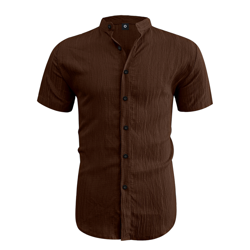 ✨2026 New Arrival 50% Off👕Men's Summer Stand Collar Short Sleeve Shirt