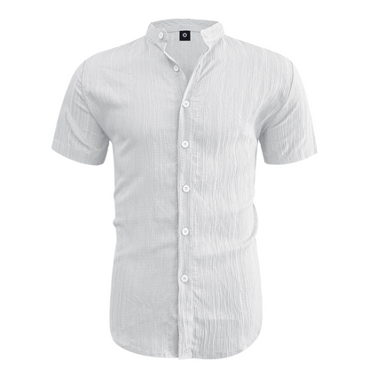✨2026 New Arrival 50% Off👕Men's Summer Stand Collar Short Sleeve Shirt