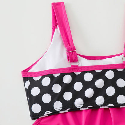 🎁⏰Dames Tweedelig Polkadot Zwempak