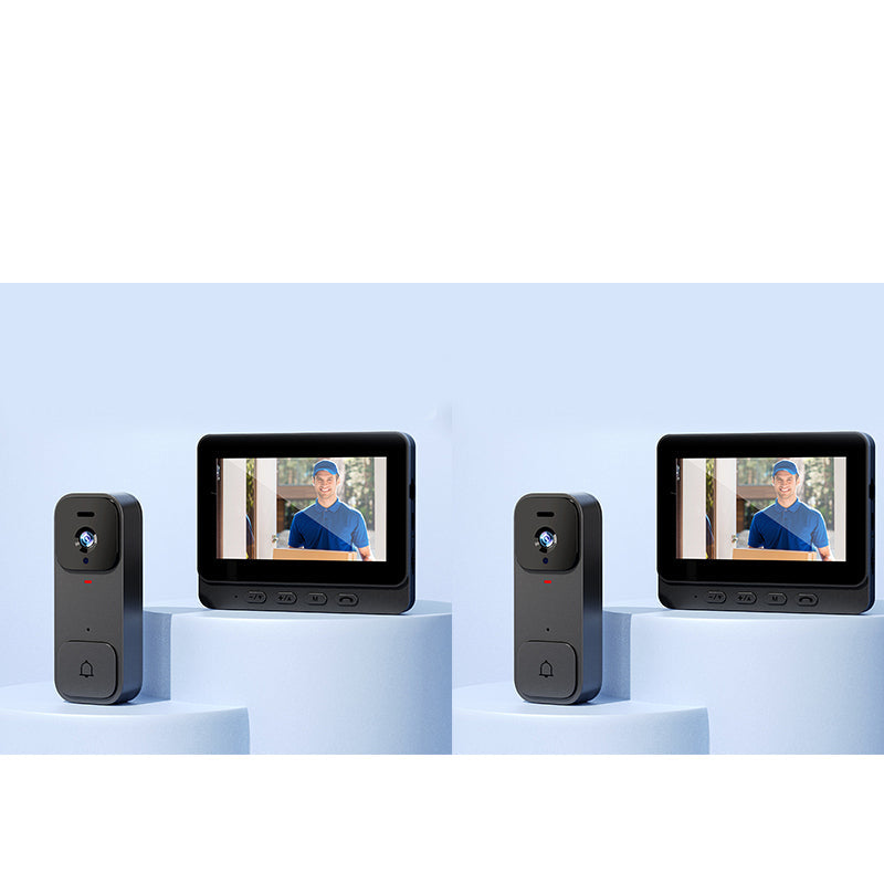 🔔 LIMITED-TIME 50% OFF! ✨ Smart Video Doorbell with 4.3" Display – Two-Way Audio, Night Vision, Wide Angle 🏠