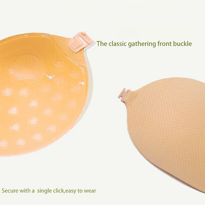 🔥Last Day Buy 1 Get 1 Free!!💎 Front Clasp Sticky Push-Up Bra | Deep Plunge Reusable Adhesive Bra Cups