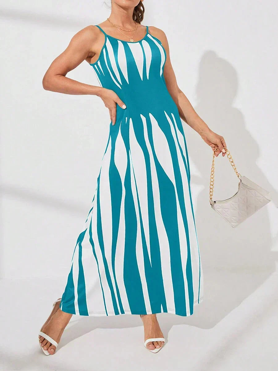 🔥Limited TimePromotion 50% OFF-LUNE Printed Maxi Cami Dress