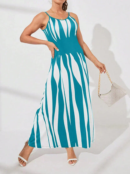 🔥Limited TimePromotion 50% OFF-LUNE Printed Maxi Cami Dress