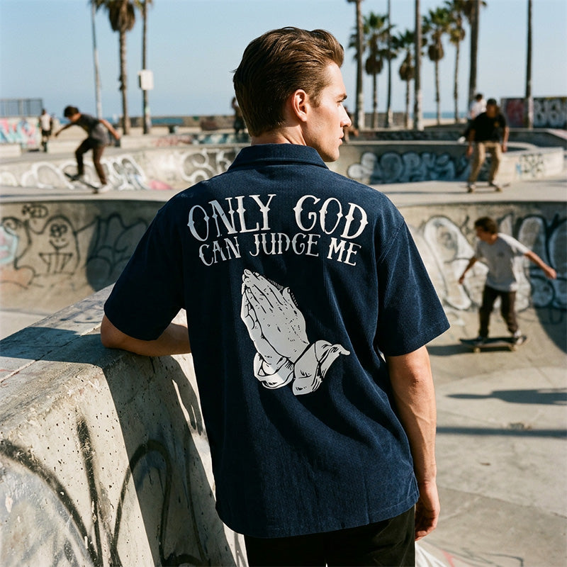 🔥2026 New Arrival ＆ Hot Sale ＆ 50％ Off🔥Men's Praying Hands Graphic Tee – Cotton, Casual, Symbolic, Versatile ✨