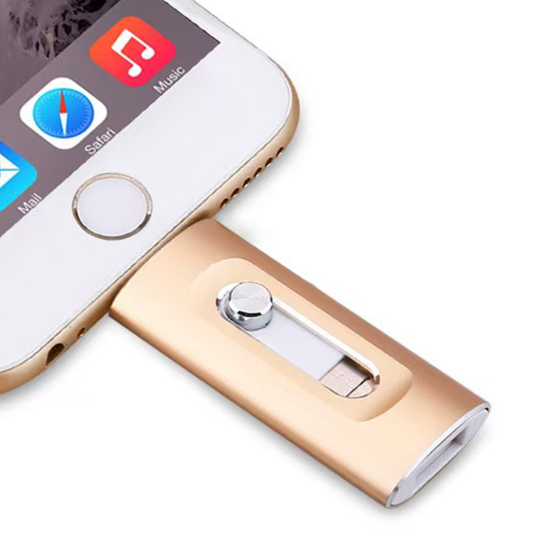 🌞Fris De Lente In Met 50% Korting!📱3-in-1 Universele USB-stick - Voor iPhone, Android & PC - USB 3.0 Supersnel