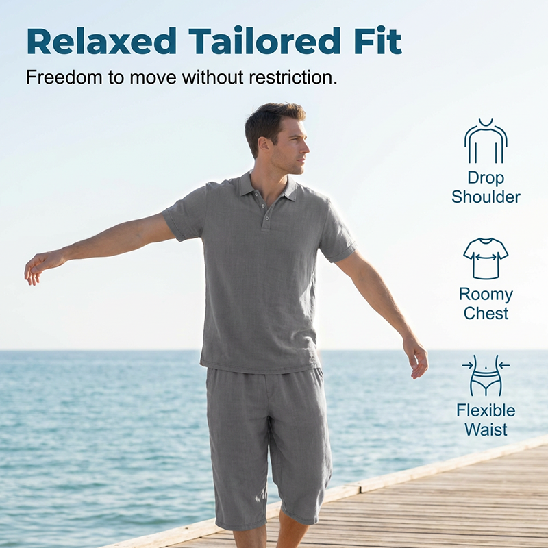 📢📢50% OFF !! ⏰Men's Linen Shirt and Casual Pants Set