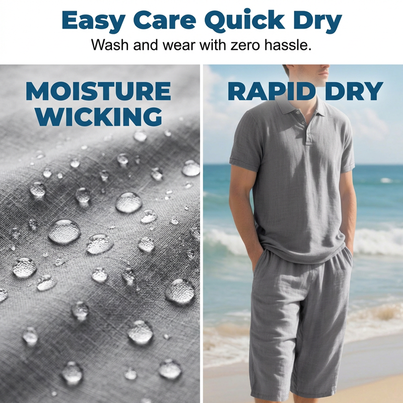 📢📢50% OFF !! ⏰Men's Linen Shirt and Casual Pants Set