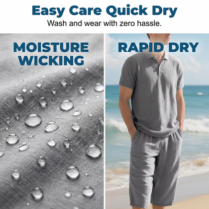 📢📢50% OFF !! ⏰Men's Linen Shirt and Casual Pants Set