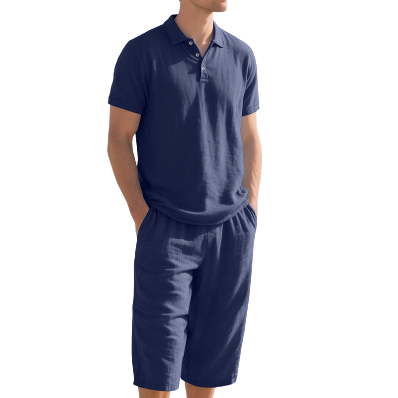 📢📢50% OFF !! ⏰Men's Linen Shirt and Casual Pants Set