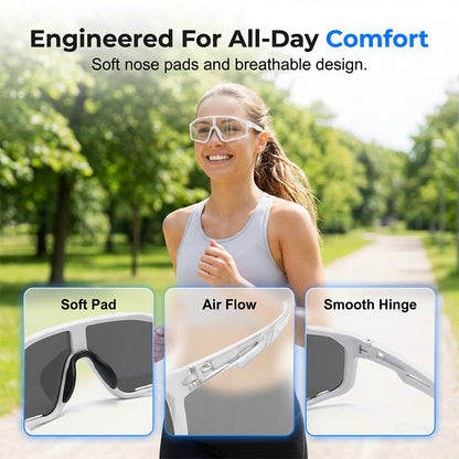 ⏳ 50% off⏰Photochromic Cycling Sunglasses with UV400 Protection👓🕶️