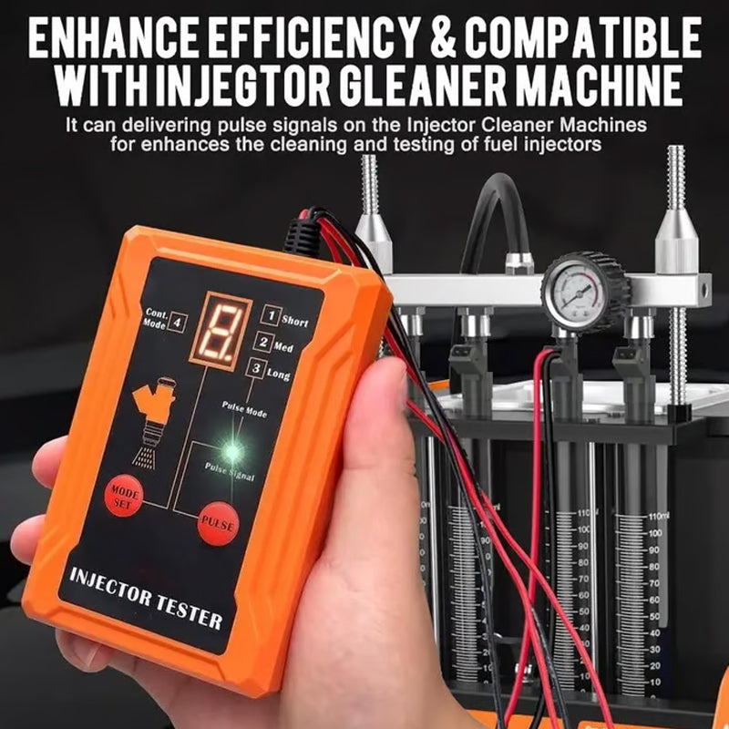 🎁2026 New Arrivals 50% OFF💥Professional 4-Mode Fuel Injector Tester & Cleaner – Pulse Modes, 12V Power, LED Display ✨