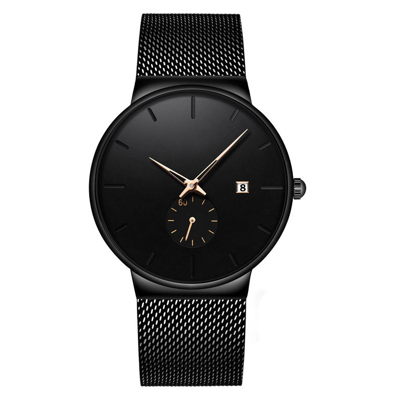 ⌚ 50% OFF NOW! Free Delivery！ 📦 💧 Men's Minimalist Waterproof Quartz Watch – Clean dial, durable build & perfect for daily or office wear ✨