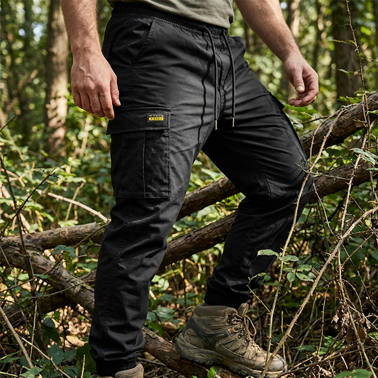👖50% KORTING🏃 Werkkleding-joggingbroek | Trekkoord in de taille · Duurzaam polyester · Taps toelopende pijpen · Meerdere zakken