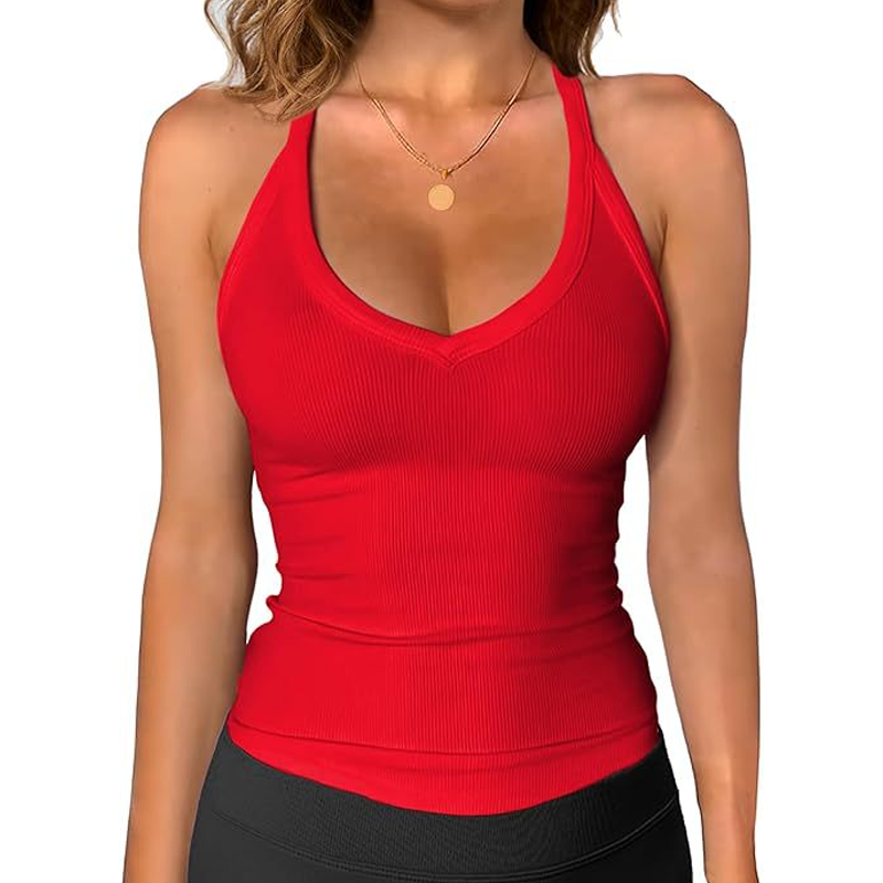 ⚡50K+ SOLD!🌞Women's Ribbed V-Neck Tank Top