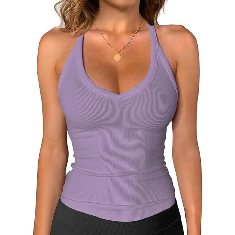 ⚡50K+ SOLD!🌞Women's Ribbed V-Neck Tank Top