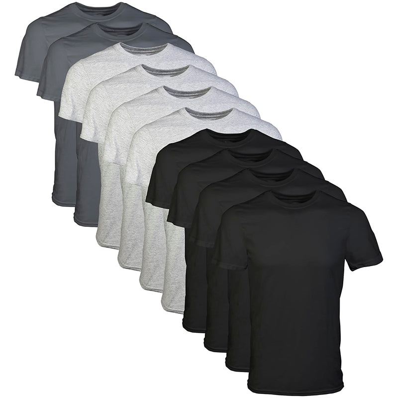 Heren Klassiek T-shirt met Ronde Hals