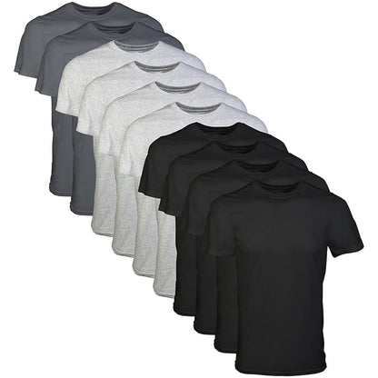 Heren Klassiek T-shirt met Ronde Hals