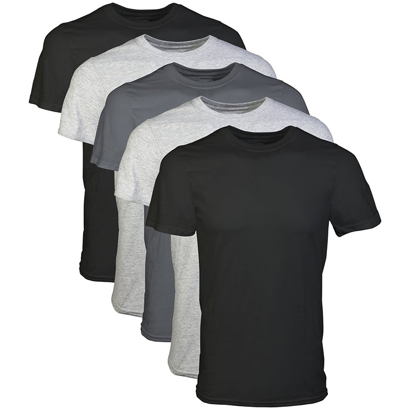 Heren Klassiek T-shirt met Ronde Hals